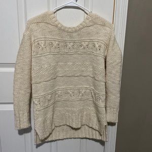 American Eagle cream sweater